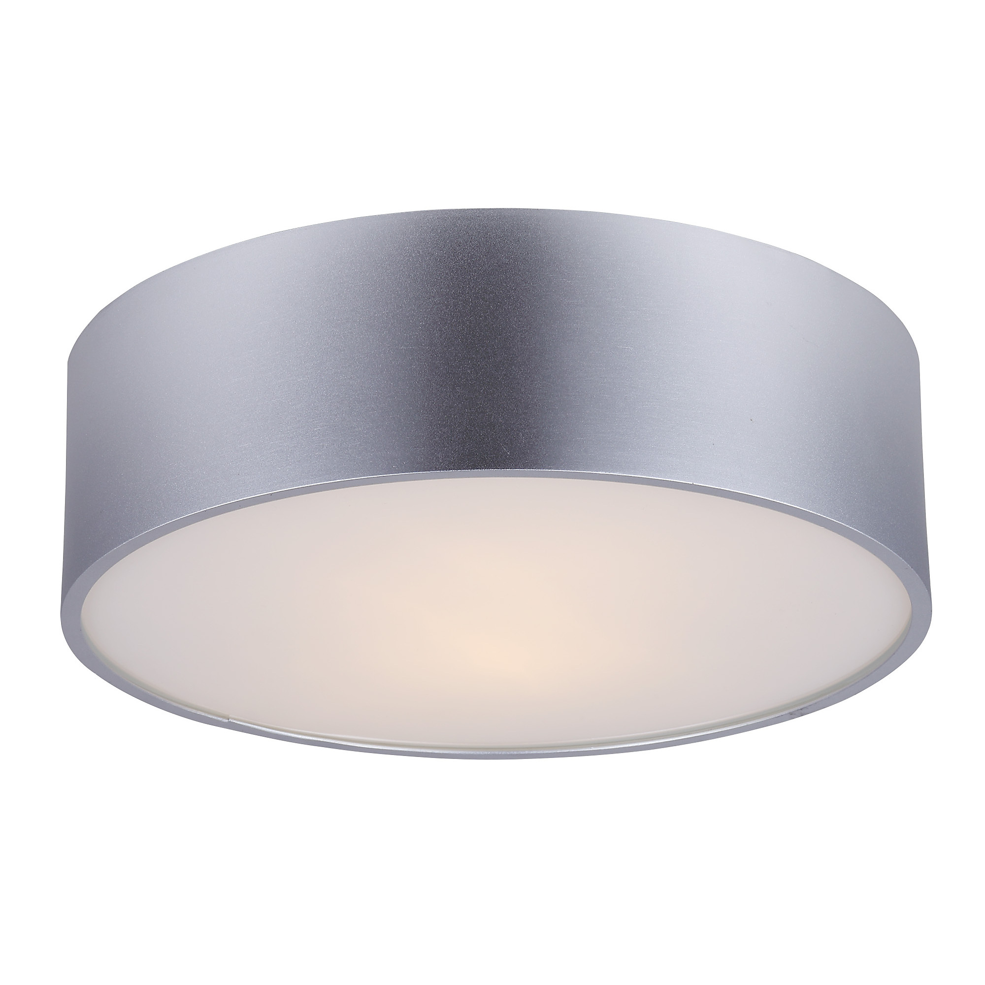 Canarm, 2 Lt Flush Mount, Frosted Glass, Power Source Hardwired, Number of Lights 2 Primary Color Aluminum, Model# IFM318A13AL